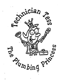 TECHNICIAN TESS THE PLUMBIG PRINCESS logo