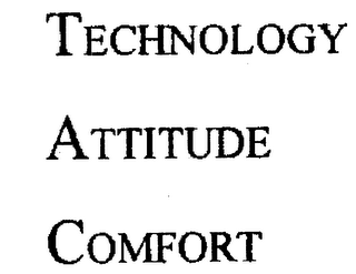 TECHNOLOGY ATTITUDE COMFORT logo