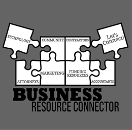 TECHNOLOGY COMMUNITY CONTRACTORS LET'S CONNECT! ATTORNEYS MARKETING FUNDING RESOURCES ACCOUNTANTS BUSINESS RESOURCE CONNECTOR logo