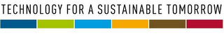 TECHNOLOGY FOR A SUSTAINABLE TOMORROW logo