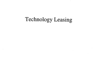 TECHNOLOGY LEASING logo