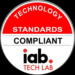 TECHNOLOGY STANDARDS COMPLIANT IAB. TECH LAB logo