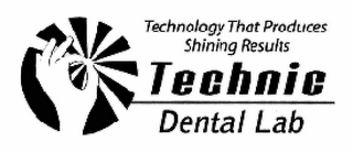 TECHNOLOGY THAT PRODUCES SHINING RESULTS TECHNIC DENTAL LAB logo