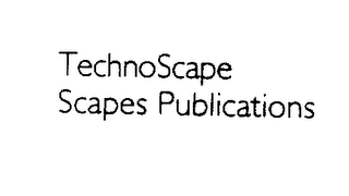 TECHNOSCAPE SCAPES PUBLICATIONS logo