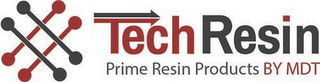 TECHRESIN PRIME RESIN PRODUCTS BY MDT logo
