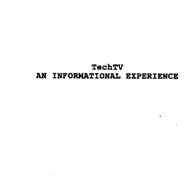 TECHTV AN INFORMATIONAL EXPERIENCE logo