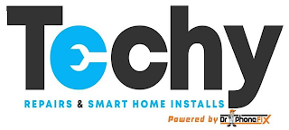 TECHY REPAIRS & SMART HOME INSTALLS POWERED BY DRPHONEFIX logo