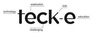 TECK-E TECHNOLOGY EXPLORATION CHALLENGING KIDS EDUCATION logo