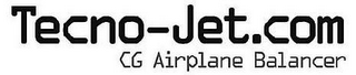 TECNO-JET.COM CG AIRPLANE BALANCER logo