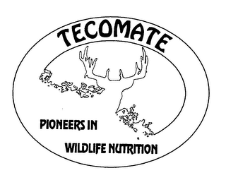 TECOMATE PIONEERS IN WILDLFE NUTRITION logo