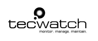TECWATCH MONITOR. MANAGE. MAINTAIN. logo