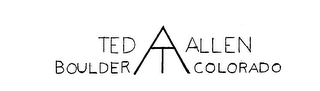 TED ALLEN BOULDER COLORADO logo