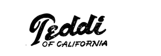 TEDDI OF CALIFORNIA logo