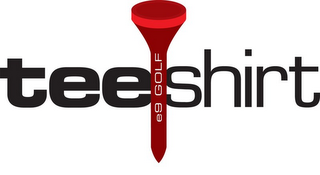 TEE SHIRT E 9 GOLF logo