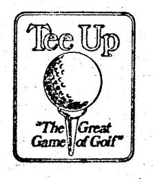 TEE UP "THE GREAT GAME OF GOLF" logo