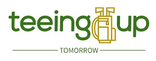 TEEING UP TOMORROW logo