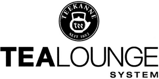 TEEKANNE SEIT 1882 TEALOUNGE SYSTEM logo
