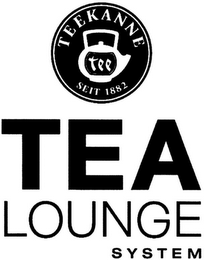 TEEKANNE TEE SEIT 1882 TEA LOUNGE SYSTEM logo