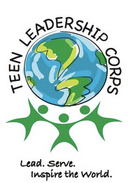 TEEN LEADERSHIP CORPS LEAD. SERVE. INSPIRE THE WORLD. logo
