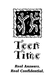 TEEN TIME REAL ANSWERS. REAL CONFIDENTIAL. logo