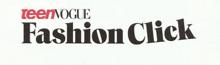 TEEN VOGUE FASHION CLICK logo