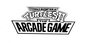 TEENAGE MUTANT NINJA TURTLES II THE ARCADE GAME logo