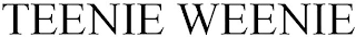 TEENIE WEENIE logo