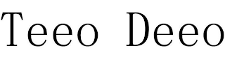 TEEO DEEO logo