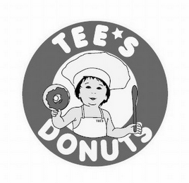 TEE'S DONUTS logo