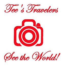 TEE'S TRAVELERS SEE THE WORLD! logo