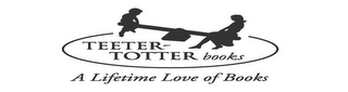 TEETER-TOTTER BOOKS A LIFETIME LOVE OF BOOKS logo