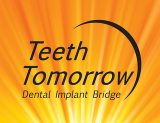 TEETH TOMORROW DENTAL IMPLANT BRIDGE logo