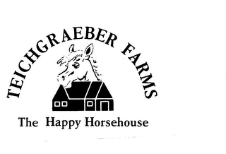 TEICHGRAEBER FARMS THE HAPPY HORSEHOUSE logo