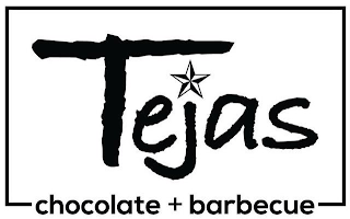 TEJAS CHOCOLATE + BARBECUE logo
