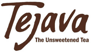 TEJAVA THE UNSWEETENED TEA logo