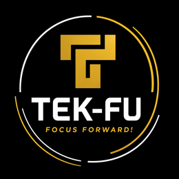 TEK-FU FOCUS FORWARD! logo