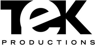 TEK PRODUCTIONS logo