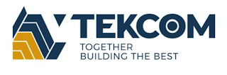 TEKCOM TOGETHER BUILDING THE BEST logo