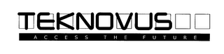 TEKNOVUS ACCESS THE FUTURE logo