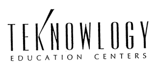 TEKNOWLOGY EDUCATION CENTERS logo