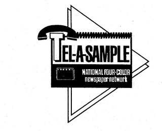 TEL-A-SAMPLE NATIONAL FOUR-COLOR NEWSPAPER NETWORK NFCNN logo