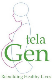 TELAGEN REBUILDING HEALTHY LIVES logo
