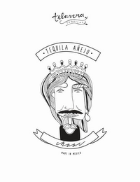 TELAVERA TEQUILAS · TEQUILA AÑEJO · CHACC MADE IN MEXICO logo