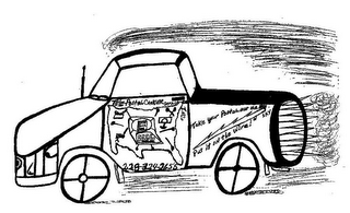 TELE-POSTAL CARRIER SERVICE INC 228-324-2655 "TAKE YOUR POSTAL OUT OF THE SKY AND PUT IT ON THE WIRE!" logo