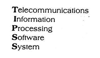 TELECOMMUNICATIONS INFORMATION PROCESSING SOFTWARE SYSTEM logo