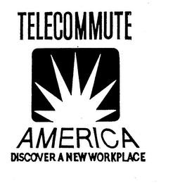 TELECOMMUTE AMERICA DISCOVER A NEW WORKPLACE logo
