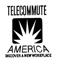 TELECOMMUTE AMERICA DISCOVER A NEW WORKPLACE logo