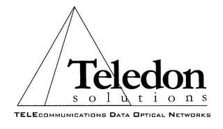 TELEDON SOLUTIONS TELECOMMUNICATIONS DATA OPTICAL NETWORKS logo