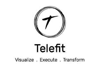 TELEFIT VISUALIZE EXECUTE TRANSFORM T logo