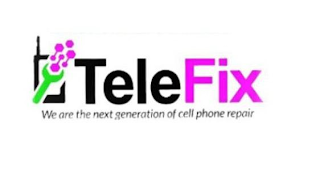 TELEFIX WE ARE THE NEXT GENERATION OF CELL PHONE REPAIR logo
